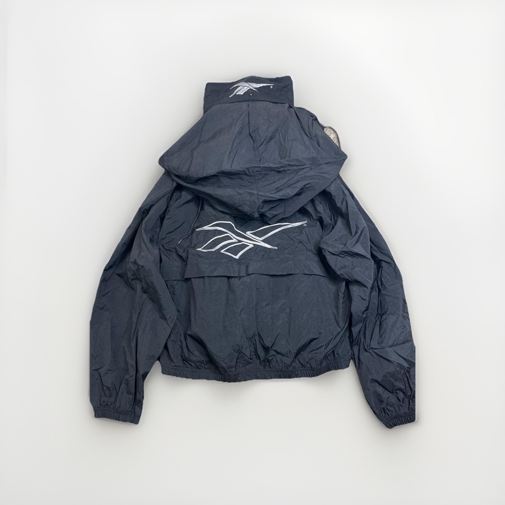VTG Reebok Men's M Packable Hood Windbreaker Jacket‎ The Rock 1897 1997